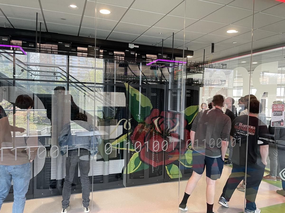 ROSIE supercomputer tour